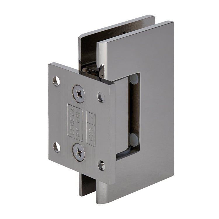 CRL Geneva 074 Series Wall Mount Short Back Plate Hinge GEN074PN