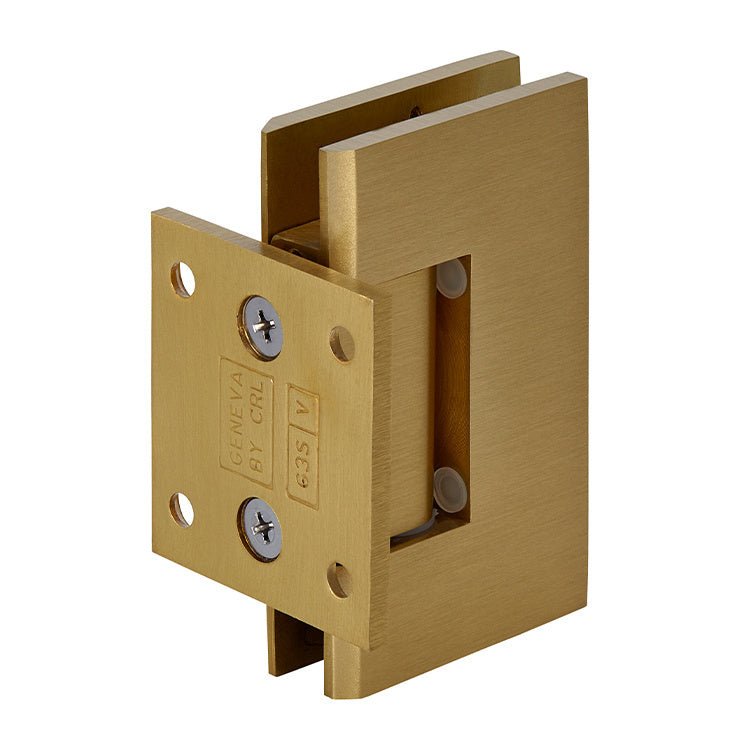 CRL Geneva 074 Series Wall Mount Short Back Plate Hinge GEN074SB