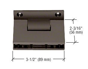 CRL Geneva 3 - Point Movable Square Style Transom Clamp GTC0370RB