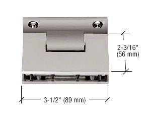 CRL Geneva 3 - Point Movable Square Style Transom Clamp GTC037BN