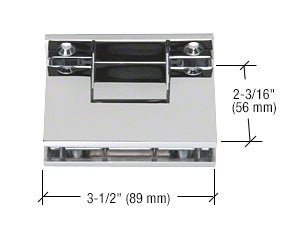 CRL Geneva 3 - Point Movable Square Style Transom Clamp GTC037CH