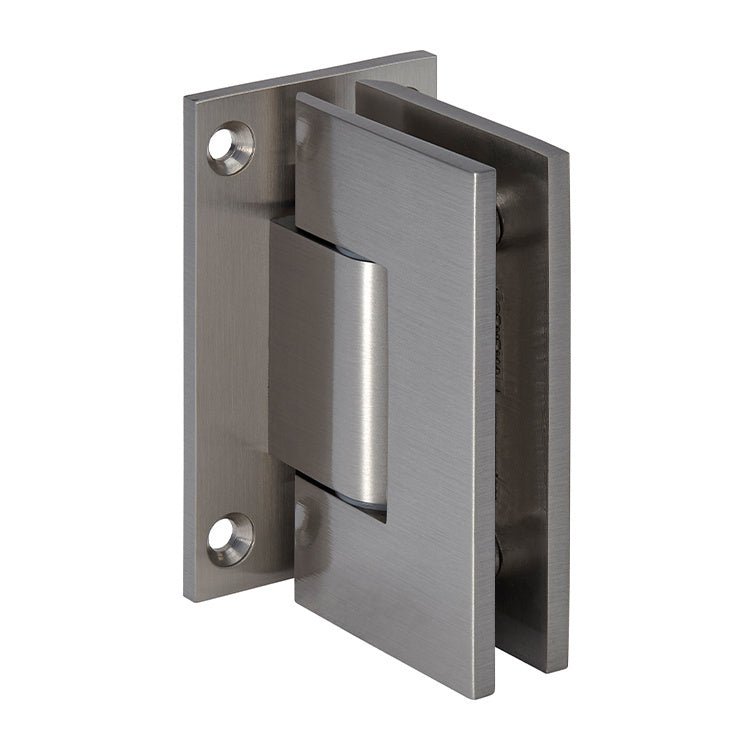 CRL Geneva 337 Series Adjustable Wall Mount Full Back Plate Hinge GEN337BN