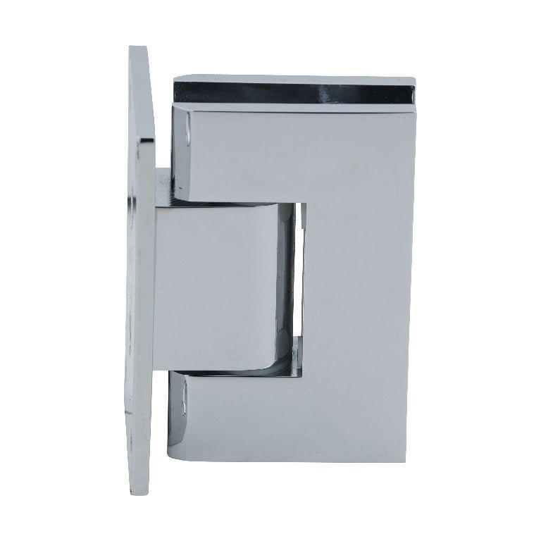 CRL Geneva 337 Series Adjustable Wall Mount Full Back Plate Hinge GEN337CH