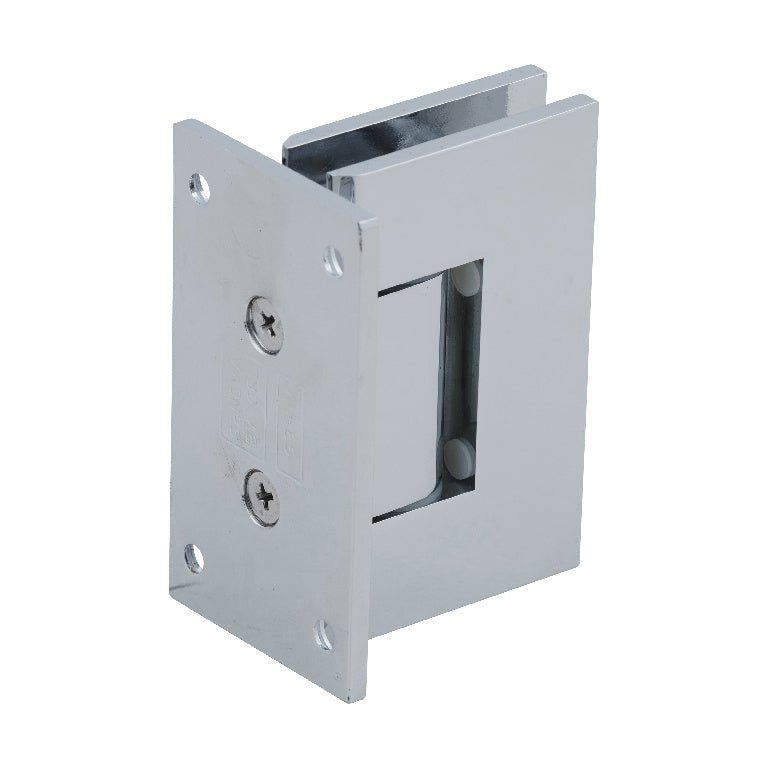 CRL Geneva 337 Series Adjustable Wall Mount Full Back Plate Hinge GEN337CH