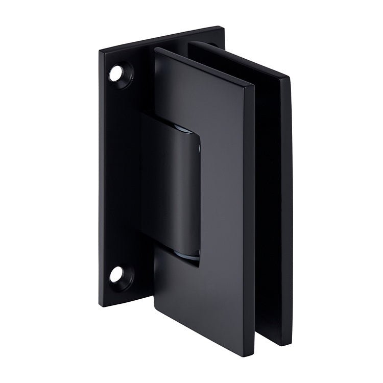 CRL Geneva 337 Series Adjustable Wall Mount Full Back Plate Hinge GEN337MBL