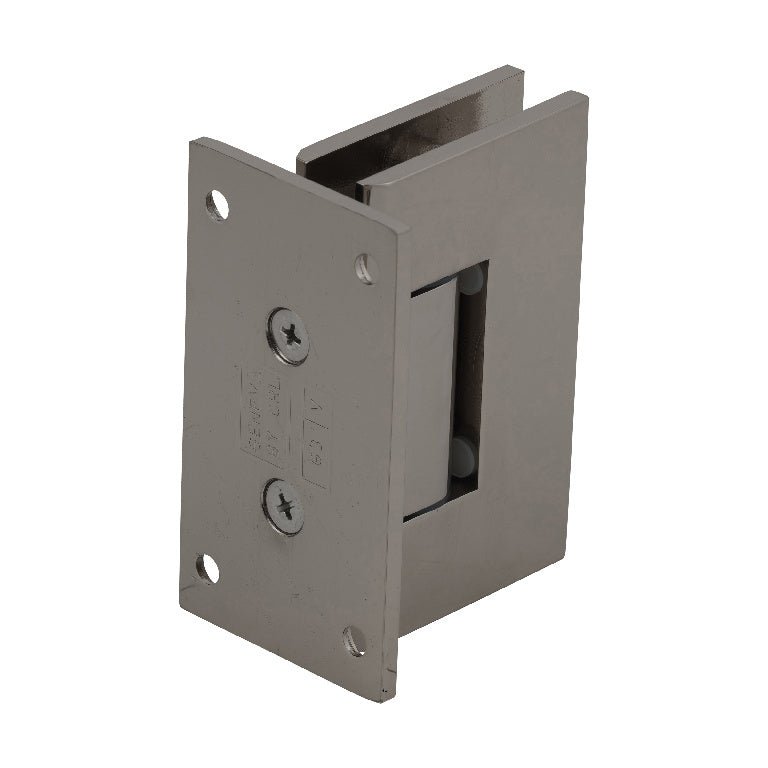 CRL Geneva 337 Series Adjustable Wall Mount Full Back Plate Hinge GEN337PN