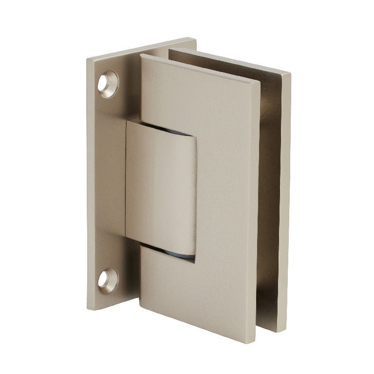 CRL Geneva 337 Series Adjustable Wall Mount Full Back Plate Hinge GEN337SN