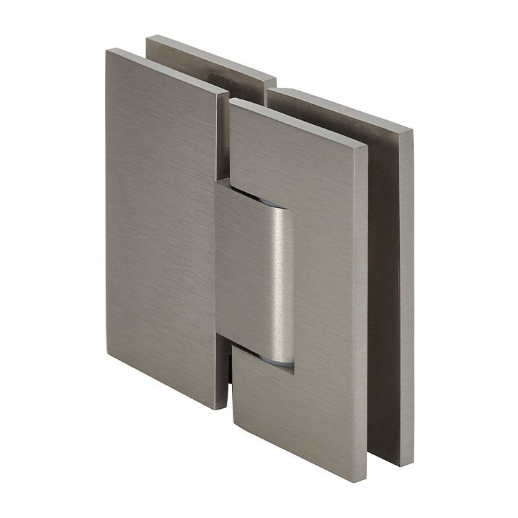 CRL Geneva 380 Series Adjustable 180 Degree Glass - to - Glass Hinge GEN380BN