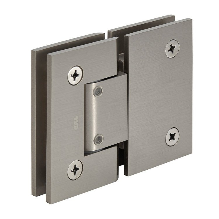 CRL Geneva 380 Series Adjustable 180 Degree Glass - to - Glass Hinge GEN380BN