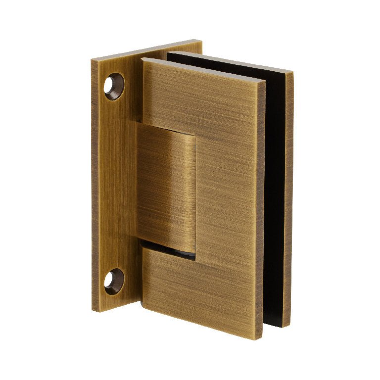 CRL Geneva 537 Series Wall Mount Full Back Plate Standard Hinge With 5 Degree Offset GEN537ABR