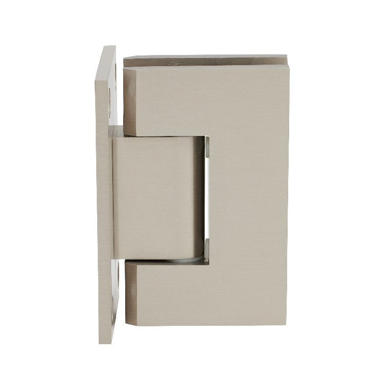 CRL Geneva 537 Series Wall Mount Full Back Plate Standard Hinge With 5 Degree Offset GEN537BN