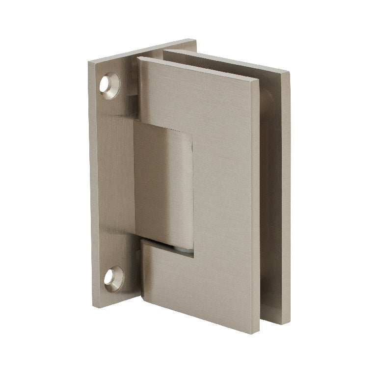 CRL Geneva 537 Series Wall Mount Full Back Plate Standard Hinge With 5 Degree Offset GEN537BN