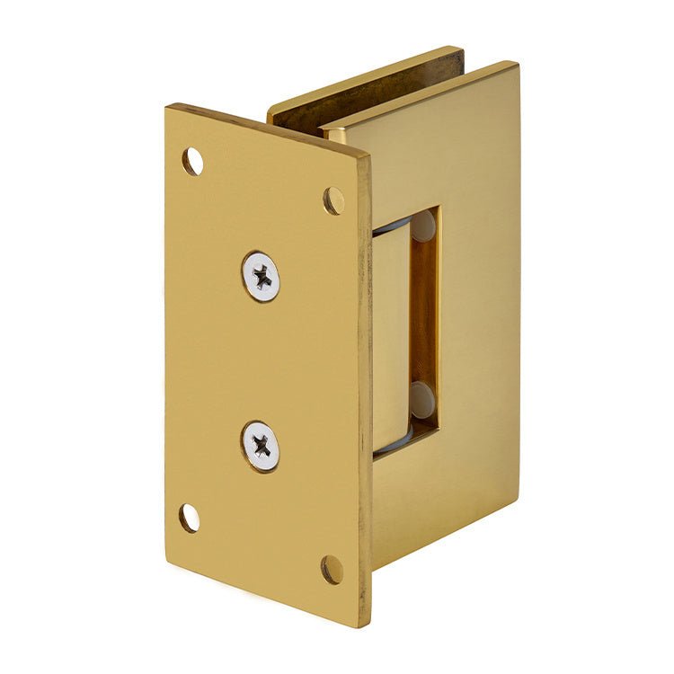 CRL Geneva 537 Series Wall Mount Full Back Plate Standard Hinge With 5 Degree Offset GEN537BR