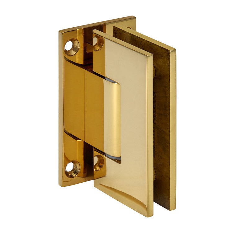 CRL Geneva 537 Series Wall Mount Full Back Plate Standard Hinge With 5 Degree Offset GEN537BR