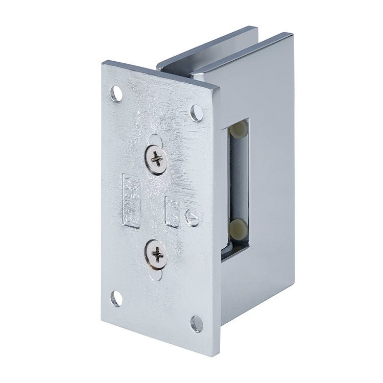 CRL Geneva 537 Series Wall Mount Full Back Plate Standard Hinge With 5 Degree Offset GEN537CH