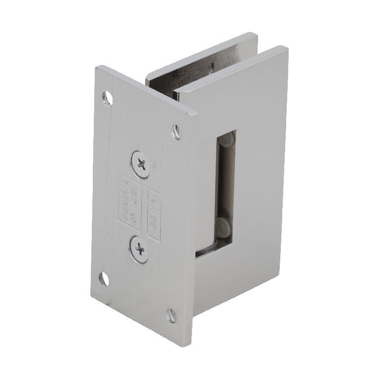 CRL Geneva 537 Series Wall Mount Full Back Plate Standard Hinge With 5 Degree Offset GEN537PN