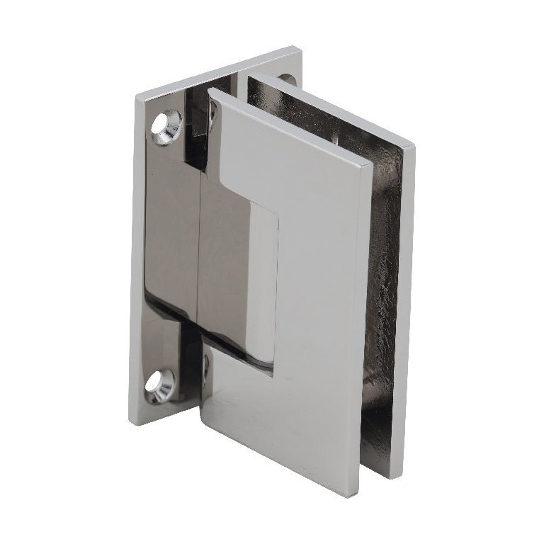 CRL Geneva 537 Series Wall Mount Full Back Plate Standard Hinge With 5 Degree Offset GEN537PN