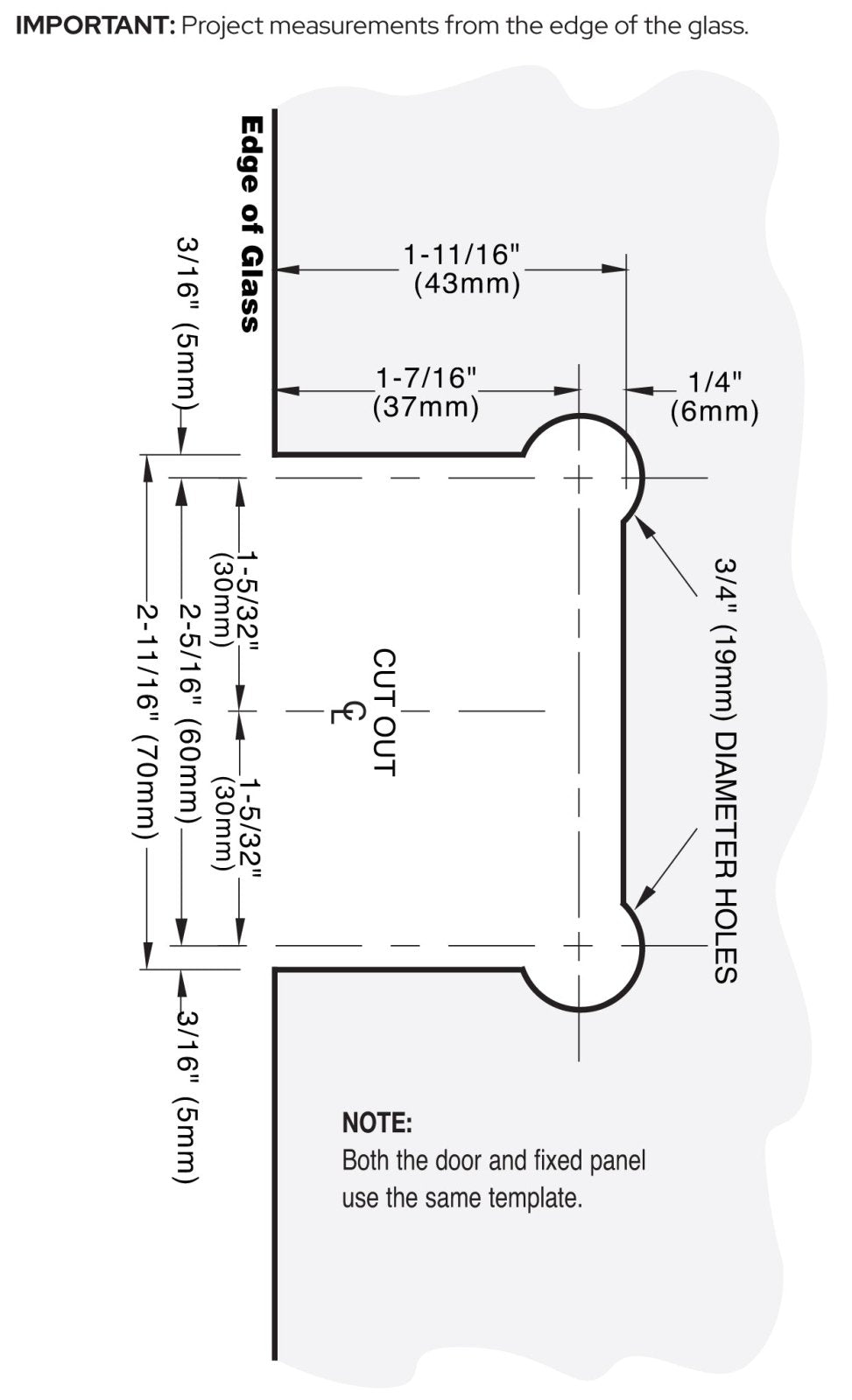 CRL Geneva Glass Mount Plate for RPS GE90SCBBN