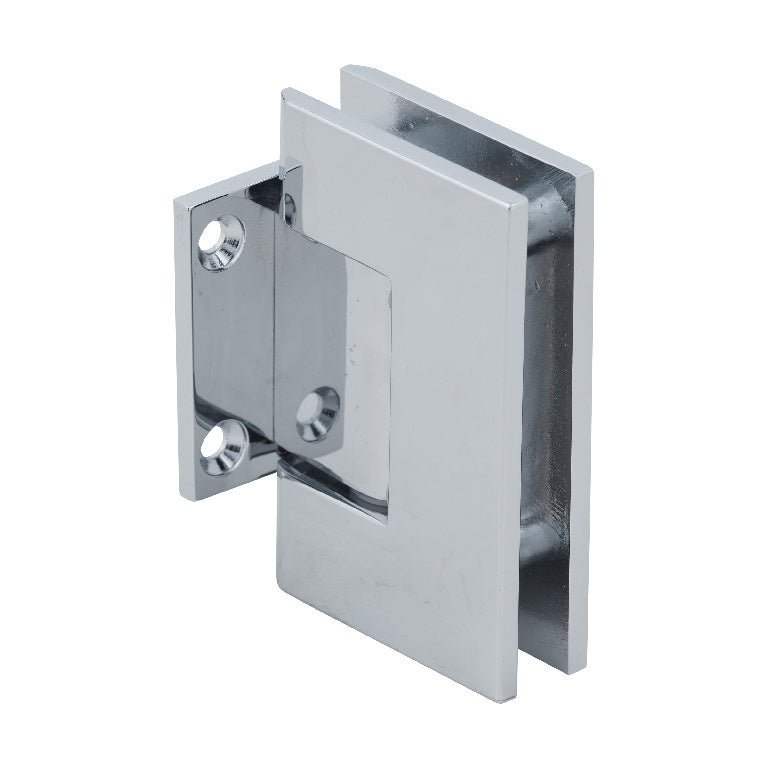 CRL Geneva Series 5 Degree Pre - Set Wall Mount Short Back Plate Hinge GEN574CH