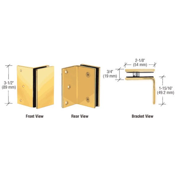 CRL Geneva Series Wall Mount Bracket GE90SBR