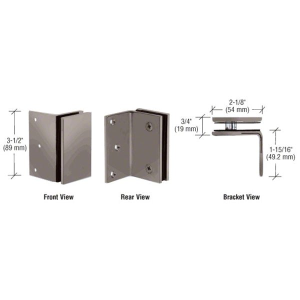 CRL Geneva Series Wall Mount Bracket GE90SGM