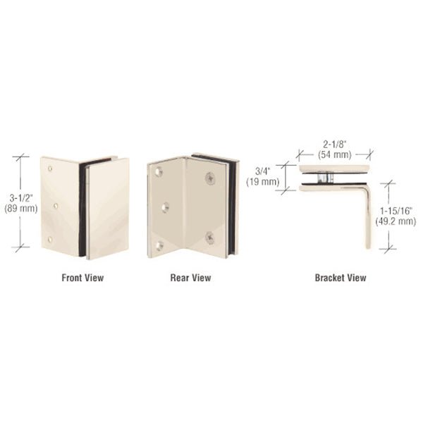 CRL Geneva Series Wall Mount Bracket GE90SPN