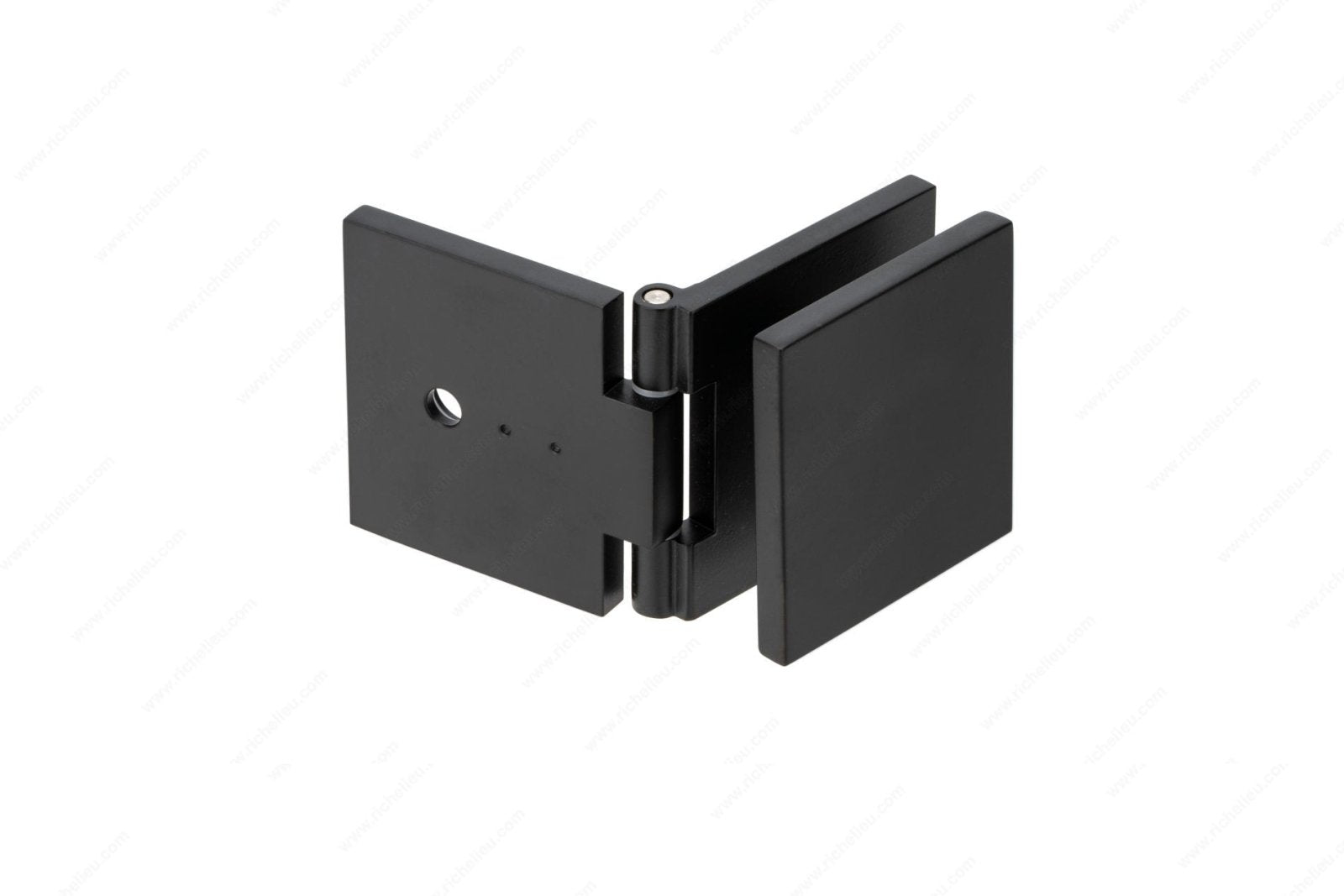 Richelieu Hardware Glass - to - Wall Adjustable Clamp - Square SC1ASQW900