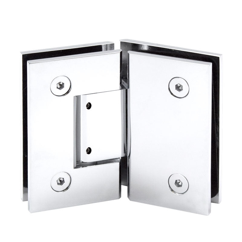 FHC Glendale Series 135 Degree Adjustable Glass-To-Glass Hinge For 3/8" To 1/2" Glass