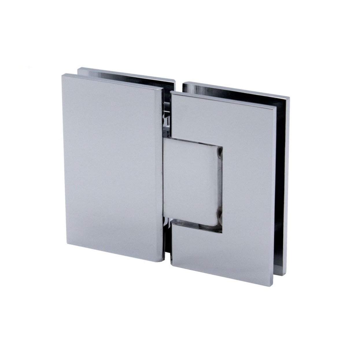 Structure Glass Solutions Heavy Duty 180° Glass to Glass Hinge SUP - 180 - Chrome