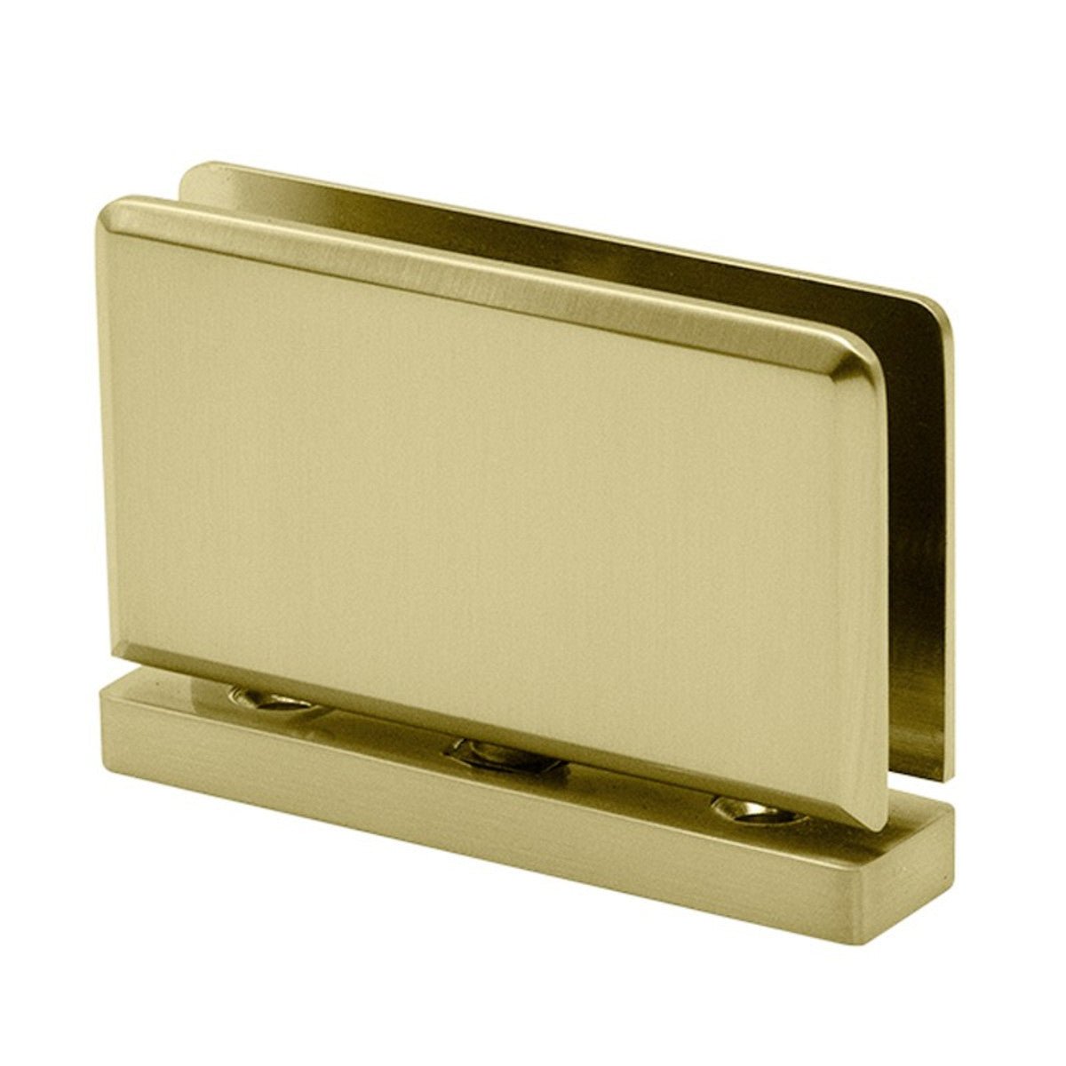 Structure Glass Solutions Heavy Duty Beveled Top/Bottom Pivot Hinge SUPB - 360 - Brushed Bronze