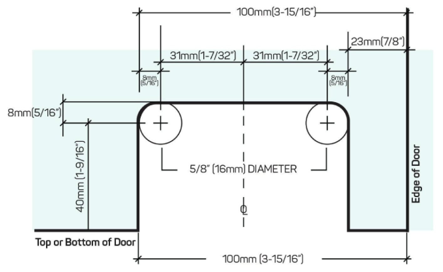 Structure Glass Solutions Heavy Duty Top/Bottom Pivot Hinge SUP - 360 - SQ - Brushed Nickel