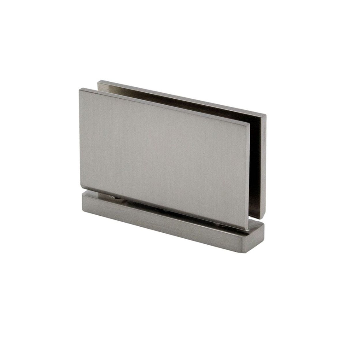 Structure Glass Solutions Heavy Duty Top/Bottom Pivot Hinge SUP - 360 - SQ - Brushed Nickel