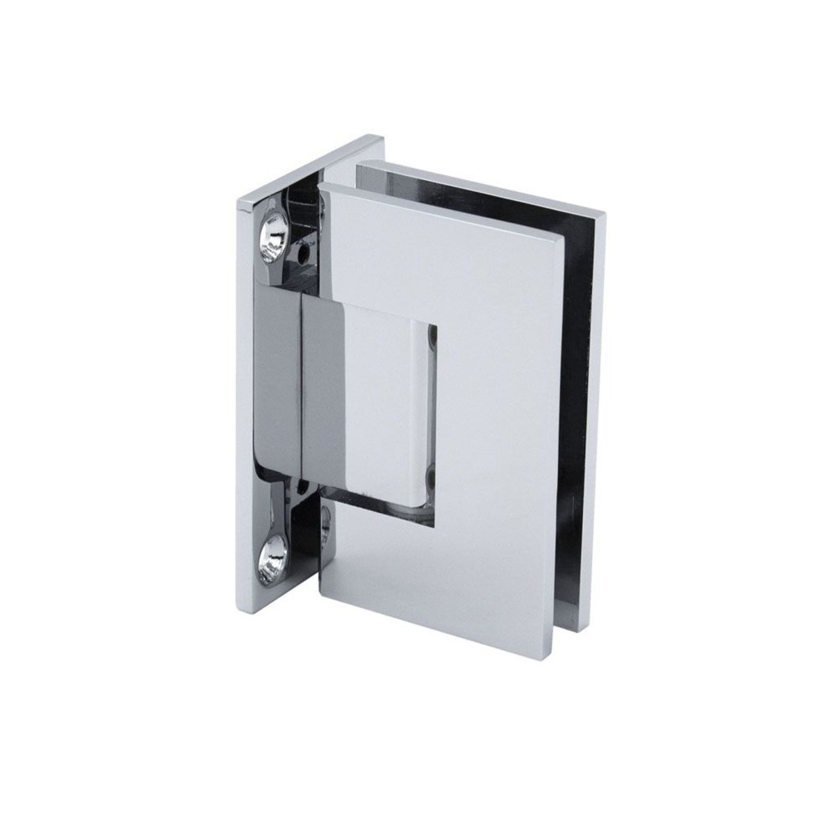 Structure Glass Solutions Heavy Duty Wall to Glass Full Back Plate Hinge SUP - 112 - Chrome