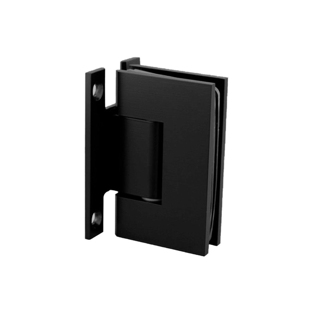 Structure Glass Solutions Heavy Duty Wall to Glass "H" Back Plate Hinge SUP - 112 - HP - ORB - Matte Black