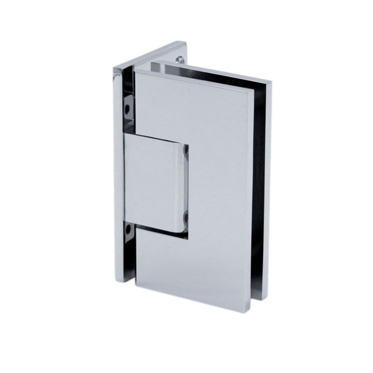 Structure Glass Solutions Heavy Duty Wall to Glass Offset Back Plate Hinge SUP - 112 - OS - Chrome