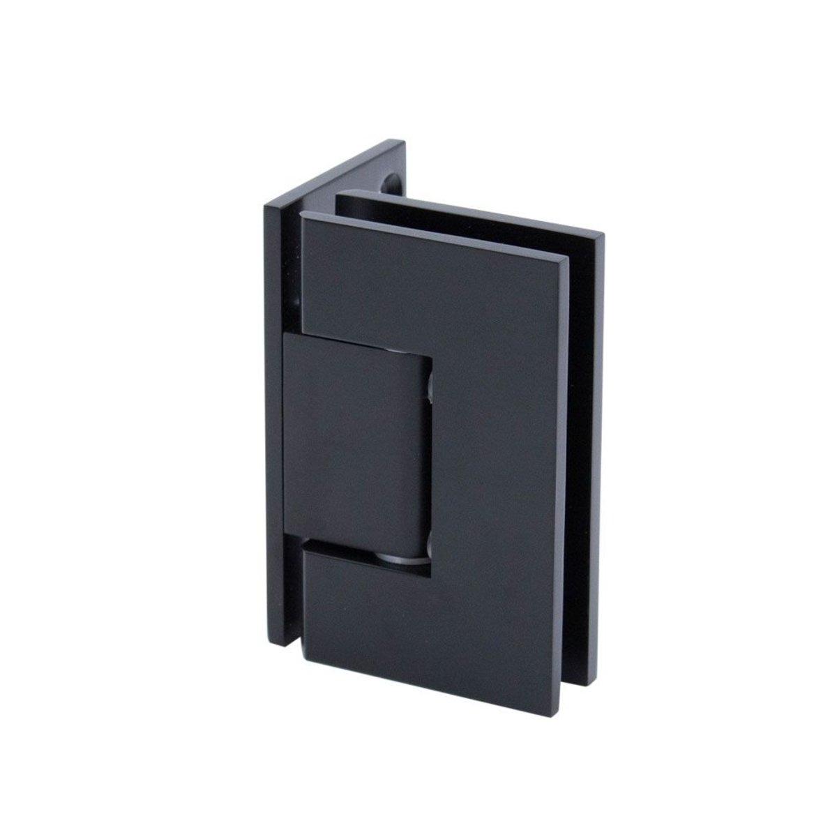 Structure Glass Solutions Heavy Duty Wall to Glass Offset Back Plate Hinge SUP - 112 - OS - ORB - Matte Black