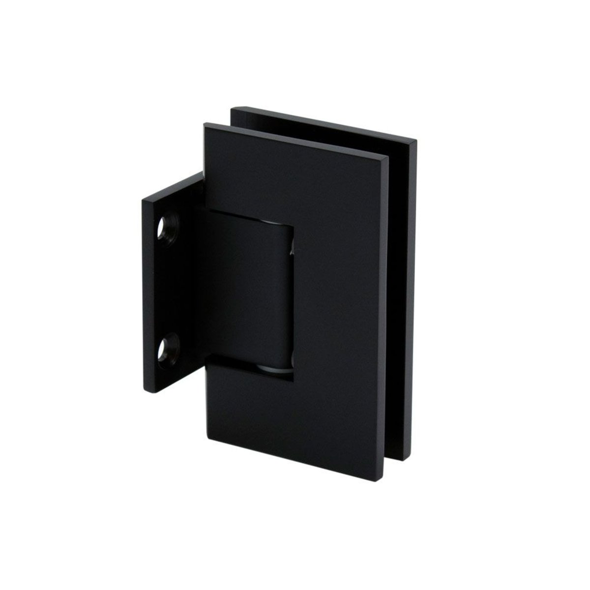 Structure Glass Solutions Heavy Duty Wall to Glass Short Back Plate Hinge SUP - 110 - ORB - Matte Black