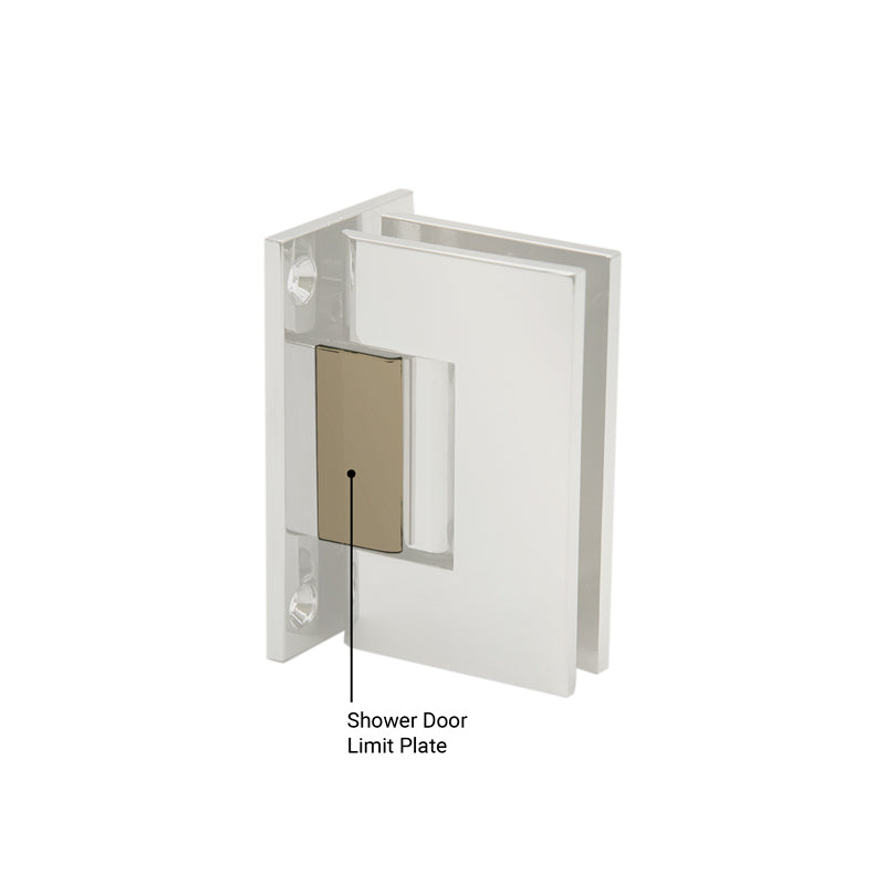 FHC Shower Door Hinge Limit Plates 4.0mm Thick