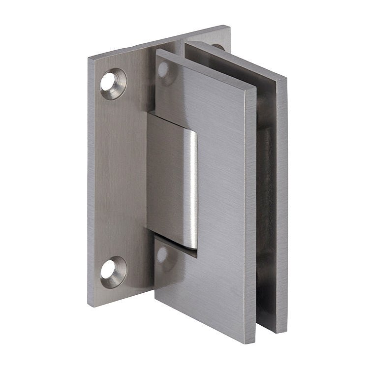 CRL Junior Geneva 037 Series Wall Mount Full Back Plate Hinge JRG037BN