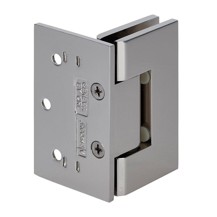 CRL Junior Geneva 074 Series Wall Mount Short Back Plate Hinge JRG074PN