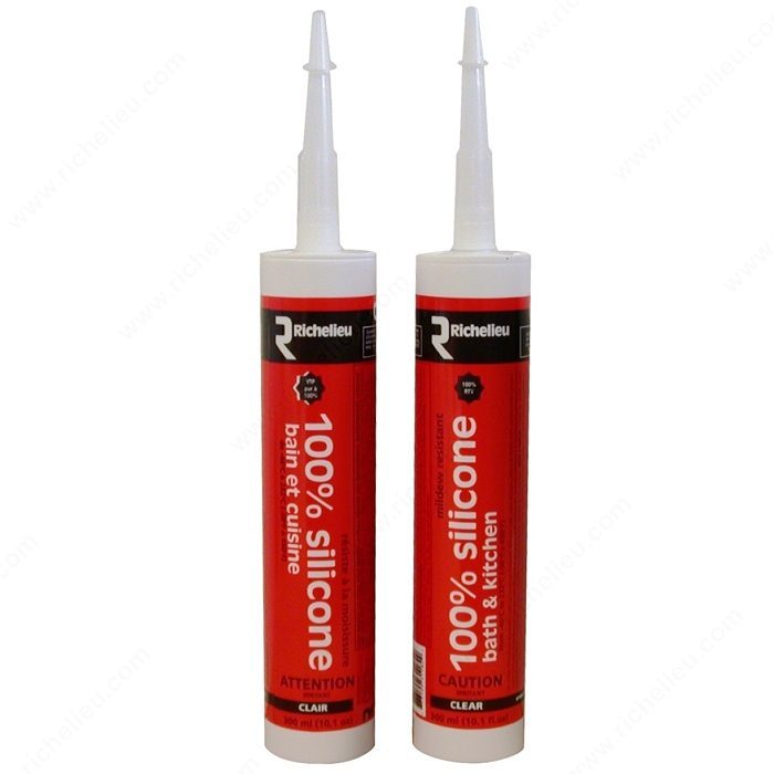 Richelieu Hardware Kitchen and Bathroom Silicone Sealant 94160011