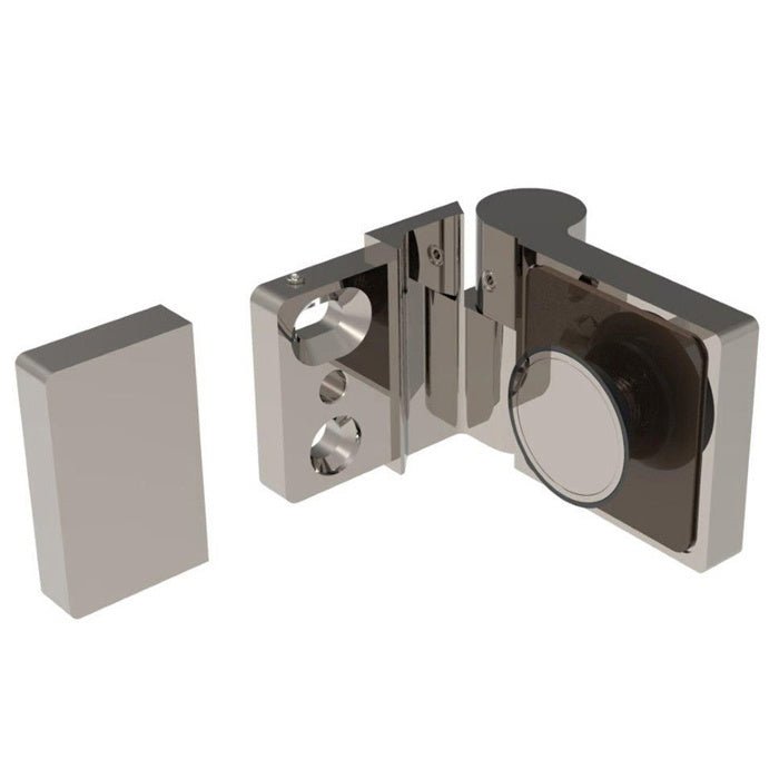 CRL Lugano Series Wall Mount Hinge - For Left Hand Door LUG044RBN