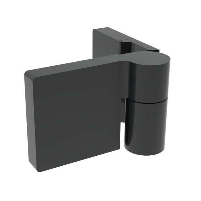 CRL Lugano Series Wall Mount Hinge - For Left Hand Door LUG044RMBL