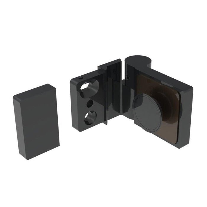 CRL Lugano Series Wall Mount Hinge - For Left Hand Door LUG044RMBL