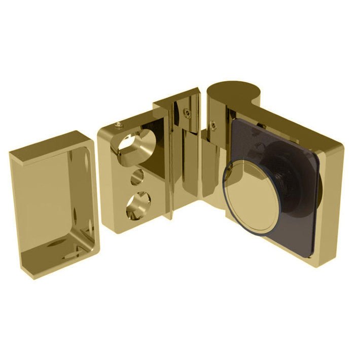 CRL Lugano Series Wall Mount Hinge - For Left Hand Door LUG044RSB