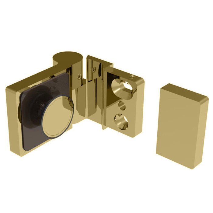 CRL Lugano Series Wall Mount Outswing Hinge - For Right Hand Door LUG044LSB