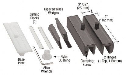 CRL Madrid Series Hinge Kit MA010RB