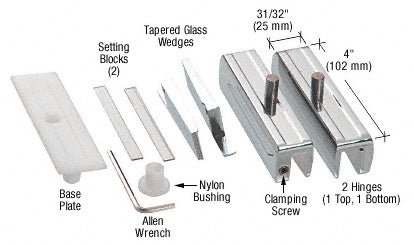 CRL Madrid Series Hinge Kit MA01CH