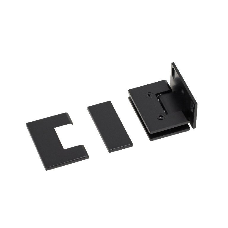 CRL Melbourne Wall Mount Offset Back Plate with Cover Plate Hinge MEL0240RB