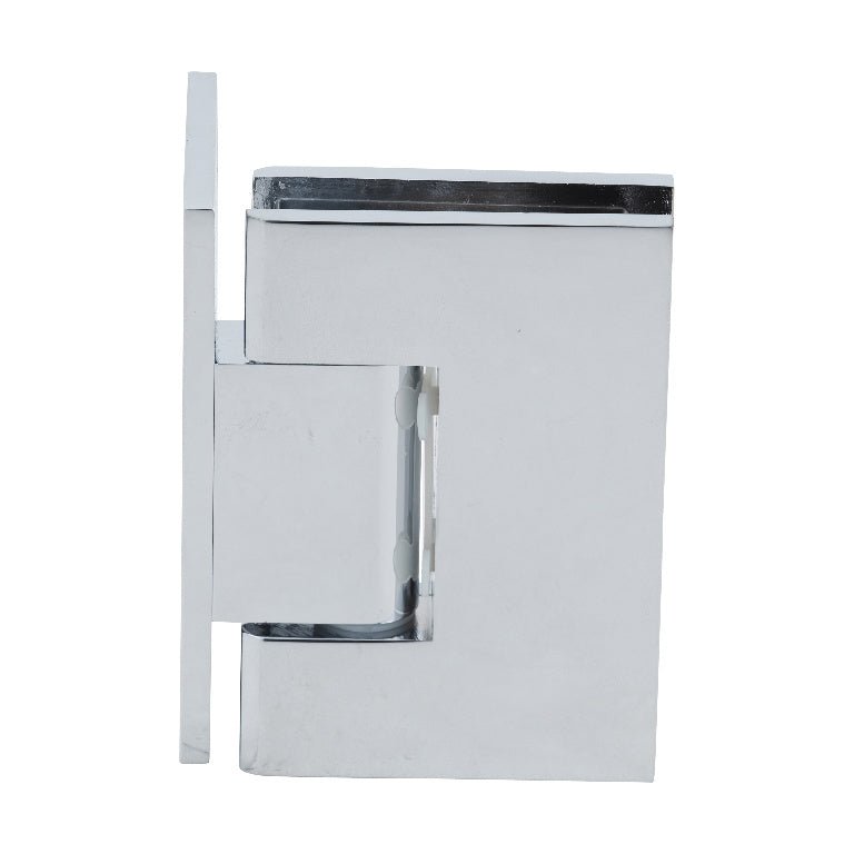 CRL Melbourne Wall Mount Offset Back Plate with Cover Plate Hinge MEL024CH